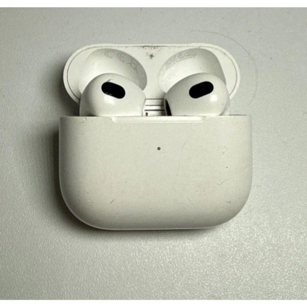 Apple AirPods 3rd Generation Earbuds QUIET Charging Case White MME73AM/A